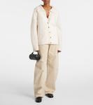 Кашемировый свитер-жилет Astrid Lisa Yang, Cream Brushed - фото 2