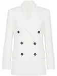 Двубортный пиджак Brunello Cucinelli, белый - фото