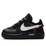 Кроссовки x off white air force 1 low Nike, черный - фото
