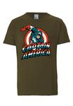 Футболка Logoshirt Marvel Comics, цвет olivgrün - фото