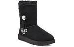 Ботинки зимние UGG WMNS Bailey Button, черный - фото 3