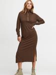 Вязаное платье PULZ Jeans Sara, коричневый - фото 2