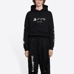 Худи Balenciaga x PlayStation Unisex FW21 Printing Black, черный - фото 4