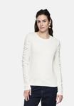 Топ Marc Cain Long sleeved top, Off-White/White - фото 6
