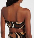 Топ-бюстье гавайский Pucci, Black  Gold - фото 4