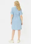 Mit knopfleiste denim dress Camel Active, Bleached Blue - фото 3