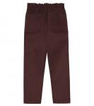 Брюки из хлопкового твила Bonpoint, фиолетовый - фото 3