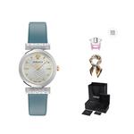 VERSACE Часы Women's Watch, White Dial Blue Strap - фото 2