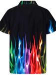 Рубашка King Kameha Flames, Mixed Colors - фото 2