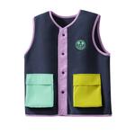 Детские флисовые куртки Disney, Solid Color Ocean Cyan - фото