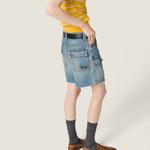 Джинсовые бермуды MIU MIU, голубой - фото 6