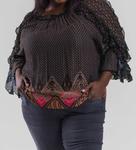 Топ Kelina черный -bl^nk- - фото 3