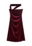 Платье Bershka BANDEAU , Dark Red - фото 4