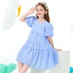 Disney Детское платье Pre school Blue White Plaid - фото 3