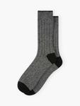 Носки Stripe Cashmere Rich Brora, Black/Pearl - фото
