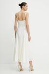 Платье с добавлением льна Twinset, бежевый - фото 4