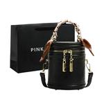 Женская сумка через плечо Pink·Land, Черный + черная сумка для сладостей. - фото 3
