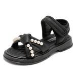 Дышащие сандалии для детей Wooden Rabbit, черный - фото