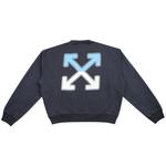 Толстовка Off-White Between Arrow Over Crewneck, белый - фото 2