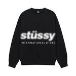 Свитер Stussy Blur Crew, Black - фото