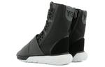 Y-3 Qasa Lifestyle Shoes Men High-top Black/white - фото 4