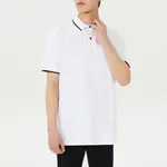 Поло с вышитым логотипом босса HUGO BOSS, белый - фото 4