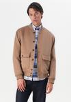 Куртка Hackett London Bomber Jacket, Camel Beige/Tan - фото 4
