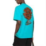 Футболка с принтом Burberry, синий - фото 4