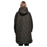 Пальто Urban Classics Oversized Diamond Quilted, черный - фото 2
