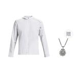Куртка мужская белая с ожерельем Under Armour, белый (ожерелье) - фото 2