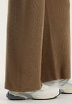 Брюки OYSHO KNIT STRAIGHT-LEG, Brown - фото 6
