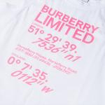 Майка детская Burberry, белый / розовый - фото 4