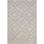 Ковер с текстурой в марокканском стиле Alani nuLOOM, 160x229 см, бежевый - фото