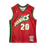 Футболка-майка Nba Seattle Supersonics 1999 Gary Payton Swingman Mitchell Ness, красный - фото 2