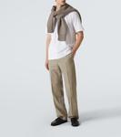 Хлопковая футболка из джерси Auralee, белый - фото 2