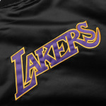 Атласная куртка-бомбер NBA Los Angeles Lakers Mitchell and Ness, черный - фото 3