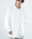 Null однотонная рубашка с длинным рукавом, цвет White - фото