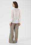Блуза Kaffe Button-down blouse, Chalk/Off-White - фото 3