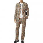 Деловой костюм мужской хаки Burberry - фото 2