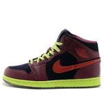 Кроссовки 1 mid yots Air Jordan, розовый - фото