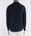 Рубашка мужская Armani Exchange с воротником-стойкой, синий - фото 4