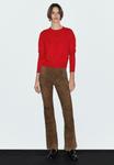 Кардиган Massimo Dutti BUTTONED WITH CREW NECK, Red - фото 2