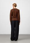 Кардиган ADOLFO DOMINGUEZ V-NECK WRAP, Brown - фото 6