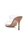 Туфли Manolo Blahnik PVC Scoltos, цвет Nude Suede - фото 3