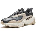 Кроссовки ANTA Through Chunky Sneakers Men Low-top Castle Grey/Cold Grey/Light Soot, серый - фото 2