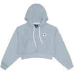 Ретро худи с молнией Converse, синий - фото