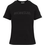 Футболка с логотипом Moncler, черный - фото