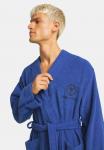 Халат MIT STICKEREI VITO Carlo Colucci, синий - фото 2