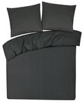 Постельное белье DoubleDry Set Uni (2-teilig), антрацит - фото
