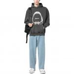 Толстовка с акулой REPRESENT, серая - фото 4